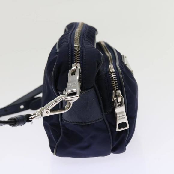 PRADA Shoulder Bag Nylon Navy Auth ac2599 - Picture 4 of 16